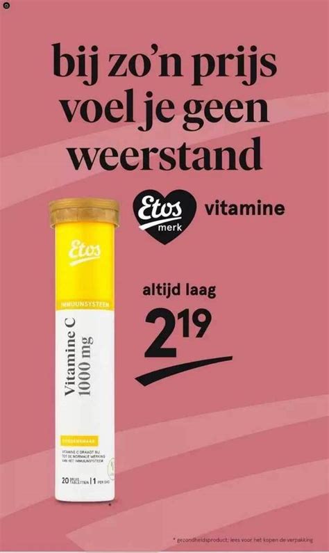 etos vitamine aanbiedingen.